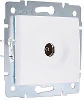 Розетка TV Оконечная без рамки Lezard Karina 1-м. белый картинка